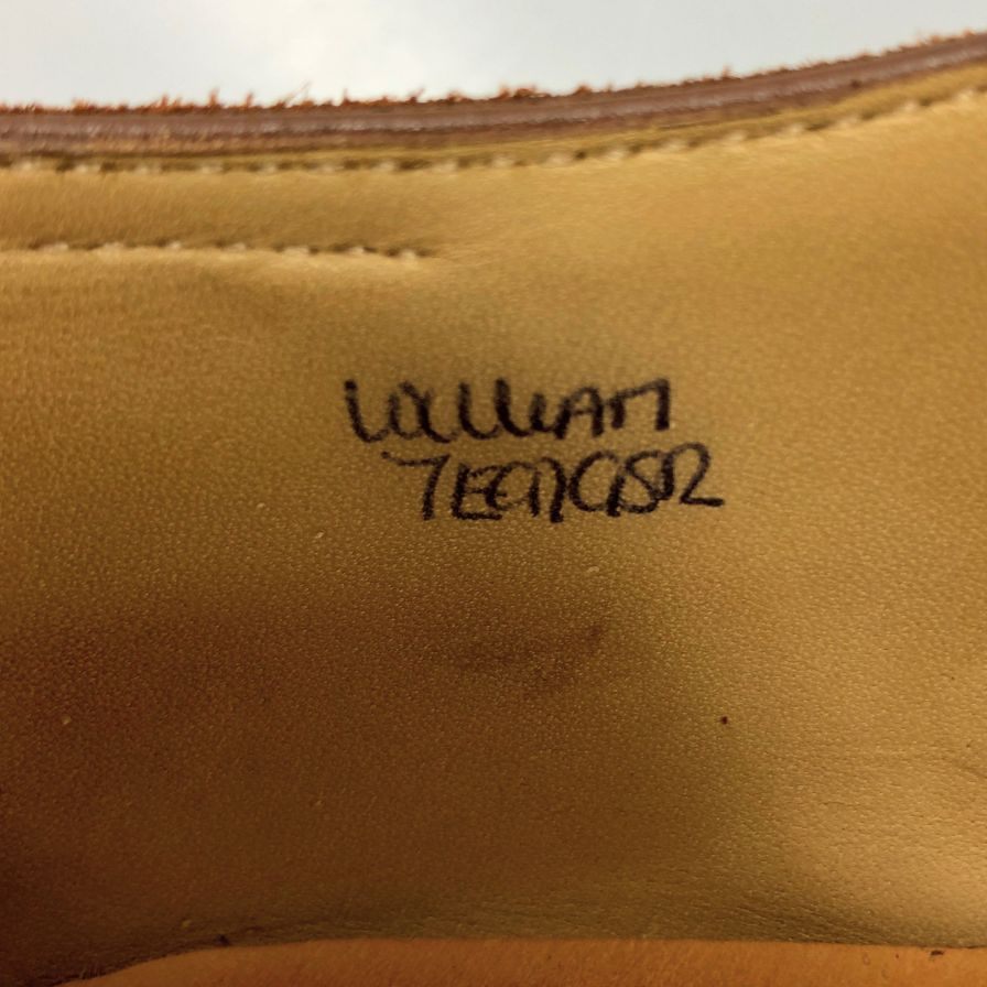 ジョンロブ レザーシューズ ダブルモンク ウィリアム スエード ブラウン メンズ サイズUK7E 9795ラスト JOHN LOBB William スエードシューズ 約25.5cm【LA】【中古】