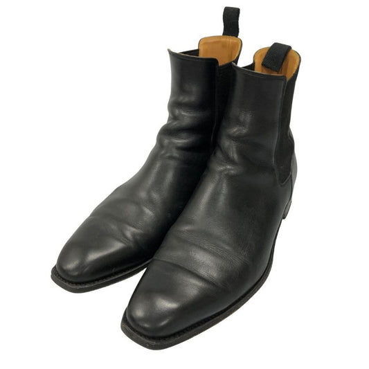 宮城興業 銀座田屋オーダー サイドゴアブーツ カーフ ブラック  サイズUK10想定 MIYAGIKOGYO 約28.5cm【AFC6】