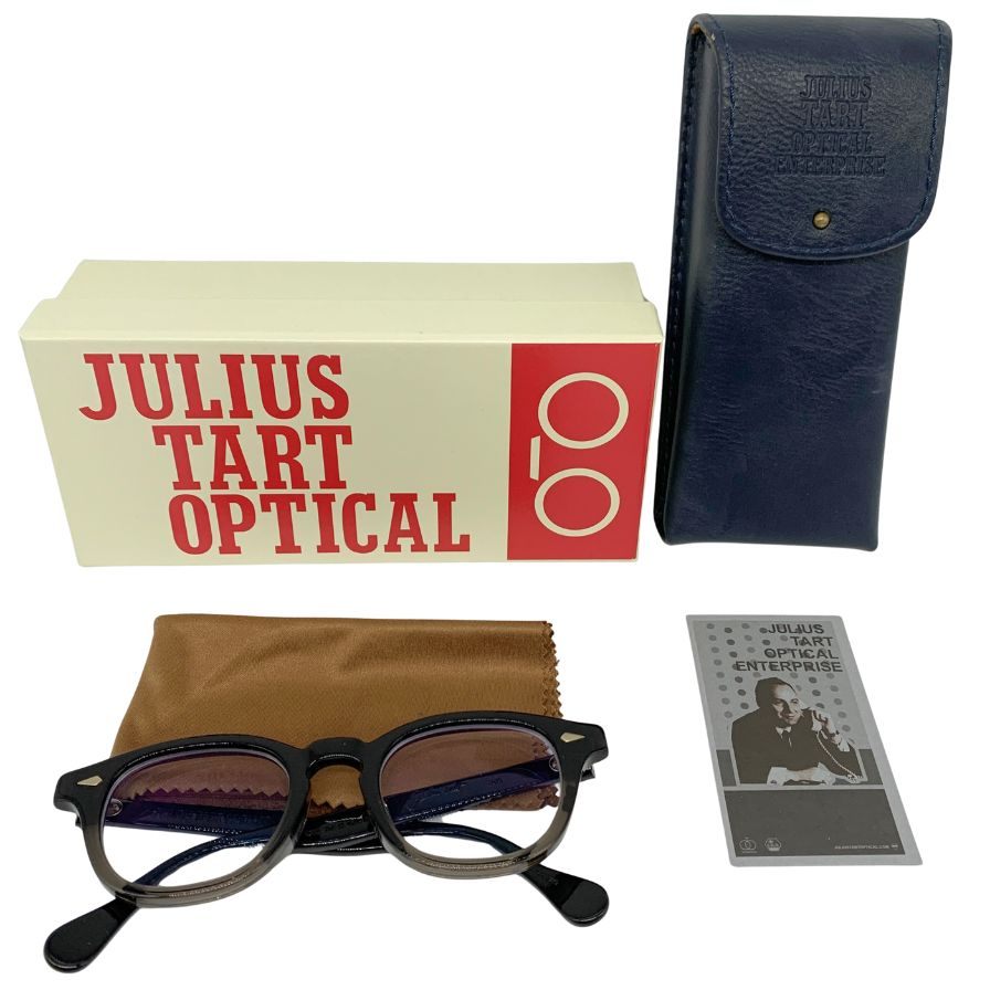 ジュリアス タート オプティカル アーネル メガネ ブラック 46-22 julius tart optical AR【AFI7】