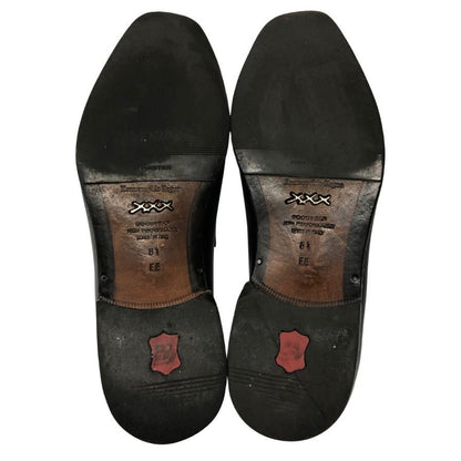 エルメネジルドゼニア クチュールライン コインローファー ダークブラウン グッドイヤー製法 メンズ 8.5EE Ermenegildo Zegna 約27.5cm【AFC5】
