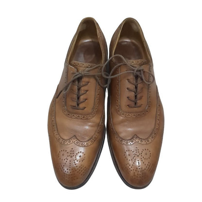 サンクリスピン レザーシューズ ウイングチップ 2324 カーフ ブラウン メンズ サイズUK7.5 SAINT CRISPIN'S ビジネスシューズ 約26.0cm【LA】【中古】