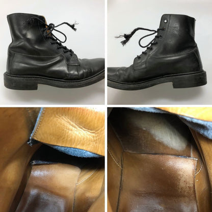 トリッカーズ バーフォード ブラックカーフ ブーツ サイズUK9 旧タグ M5635D Tricker's BURFORD 約27.5cm【AFD5】
