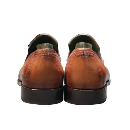 ベルルッティ アンディ 1213T ローファー パティーヌ ブラウン メンズ サイズUK9 BERLUTI ローファー 約27.5cm【LA】【中古】
