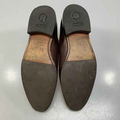 バーウィック 3587 ダブルモンクシューズ ブラウン メンズ サイズ41 Berwick1707  約26.0cm【LA】【中古】