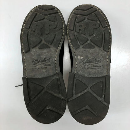 パラブーツ レザーシューズ シャンボード Uチップ カーフ ブラック メンズ サイズUK7 Paraboot CHAMBORD ビジネスシューズ 約25.5cm【LA】【中古】