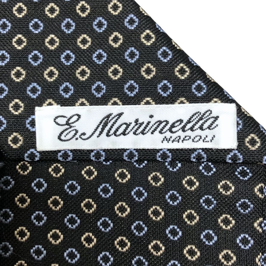 ✨極美品✨E.Marinella マリネッラ　ネクタイ 高級シルク　ビジネス マリネッラ ネクタイ ハイブランド 高級シルク ビジネス グレー
