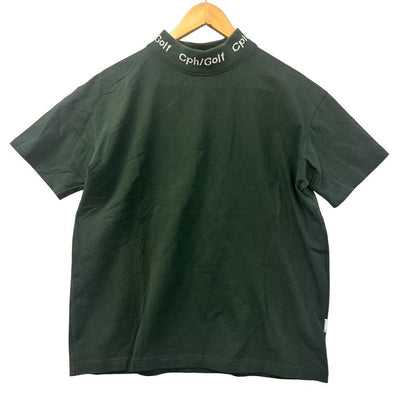 中古◆キャプテンズヘルムゴルフ モックネックTシャツ グリーン サイズM メンズ Cph/Golf 【AFB9】