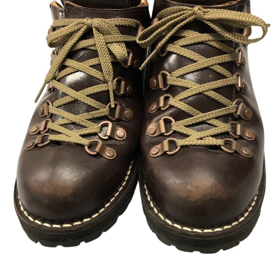 ダナー レザーシューズ D217006SL マウンテンライト ロー 本革 レースアップ ブラウン メンズ サイズ26cm Danner MT.RIDGE LOW 約26.0cm【AFD8】