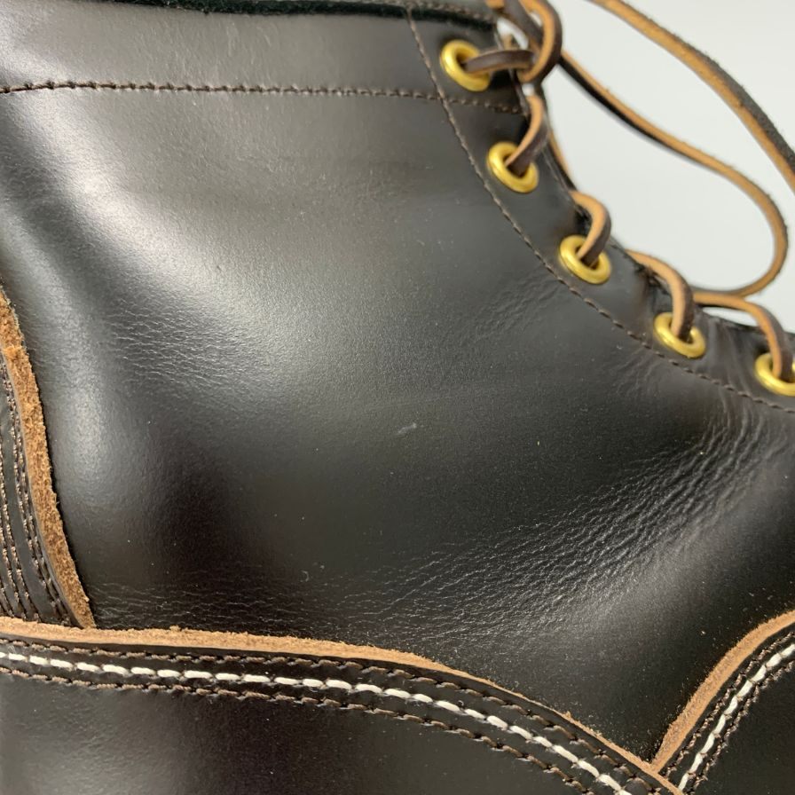 スッピン ワークブーツ SP-08L レザー レースアップ サイドジップ ブラック メンズ サイズUS8 SPPN BOOTS 8in LACE-UP BOOTS 約26.0cm【AFD2】