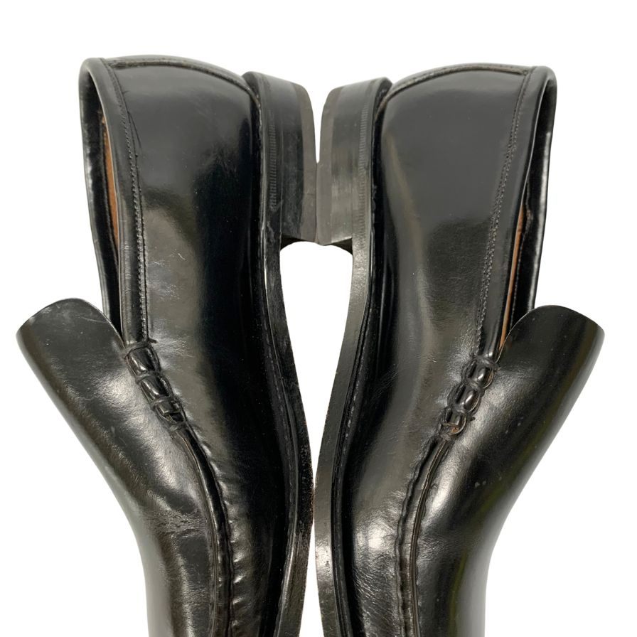 フローシャイム  20577 ユーマ  パテントレザー  ローファー サイズ7 ブラック FLORSHEIM 約25.5cm【AFD15】