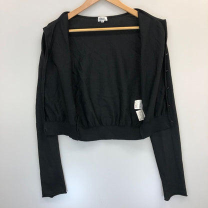美品◆フォクシー ブティック カーディガン 19018 アセテート 薄手 ブラック レディース サイズ40 FOXEY BOUTIQUE 【AFB4】