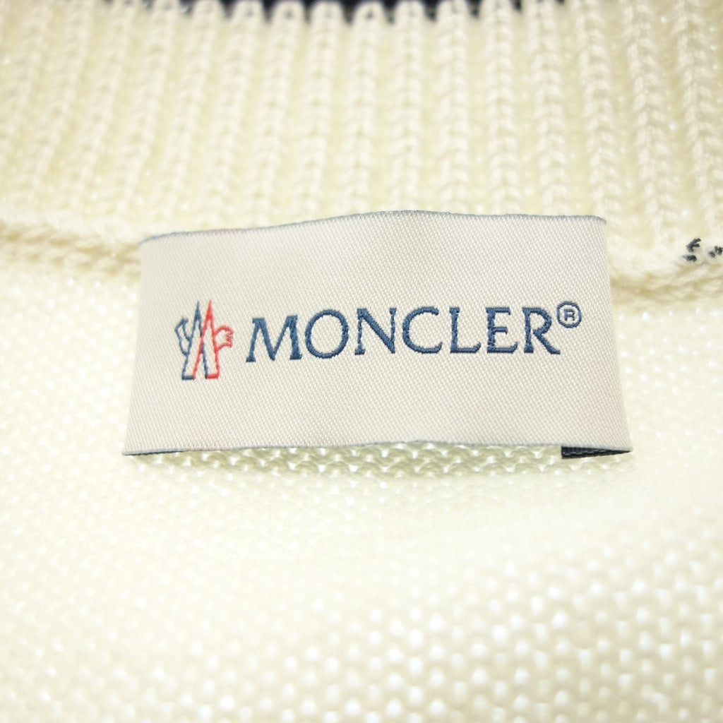 美品◆モンクレール ジーニアス カーディガン CARDIGAN TRIVOT 1952 21SS サイズL ベージュ MONCLER GENIUS レディース【AFB19】