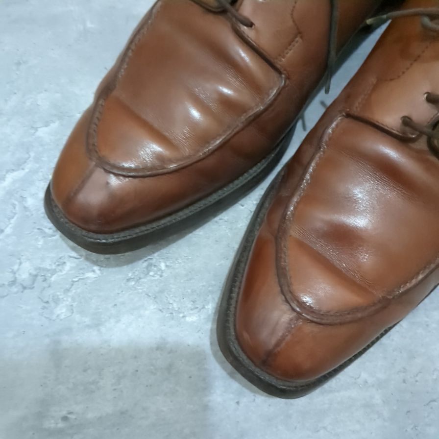 クロケット＆ジョーンズ ビチェスター Uチップ  カーフ ブラウン サイズUK7.5D CROCKETT&JONES ビジネスシューズ 約26.0cm【LA】【中古】
