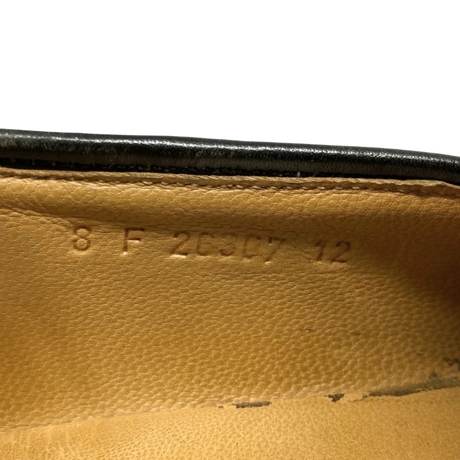 パラブーツ ローファー ランス レザー ブラック サイズ8 メンズ PARABOOT REIMS ローファー 約26.5cm【LA】【中古】
