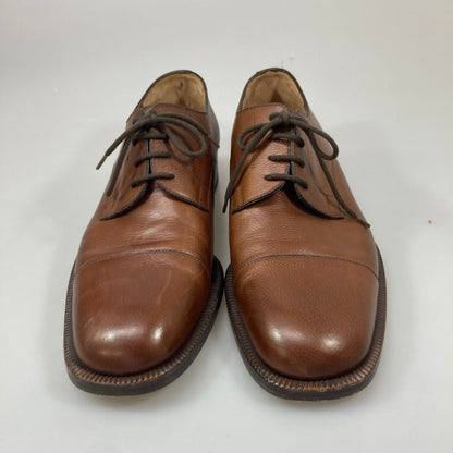 フラテッリロセッティ ストレートチップ ダービー 14789 グレインレザー ブラウン サイズ8 メンズ FRATELLI ROSETTI 約27.0cm【PTM】