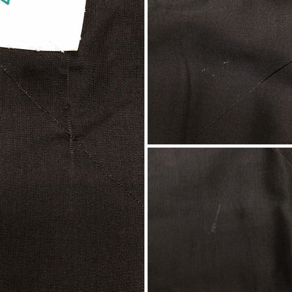 中古◆カルヴェン ハーフコート ベルベット シェアード ミンク 24025E-8M ブラウン サイズ38 レディース CARVEN PARIS 【AFF19】