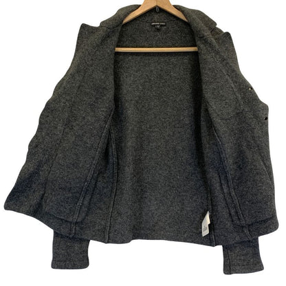 美品◆ジェームスパース ニット カーディガン  カシミヤ ウール ナイロン ボタン メンズ サイズ1 グレー系 JAMES PERSE 【AFF21】