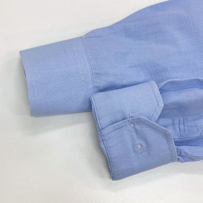 極美品◆ポールスチュワート シャツ 長袖 綿 メンズ ブルー サイズL Paul Stuart 【AFB3】