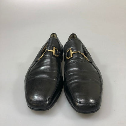 ボノーラ ビットローファー カーフ ブラック メンズ サイズ6.5 BONORA 約25.0cm【PTM1】