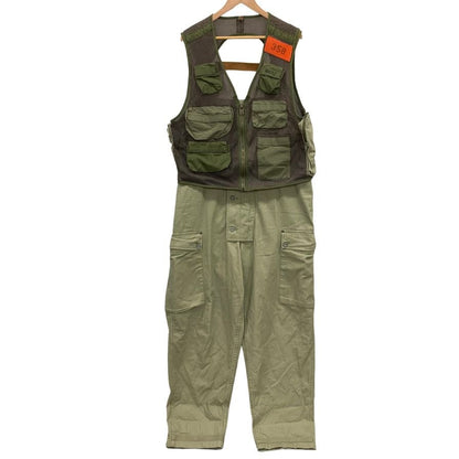 ナイジェル ケーボン ミハラヤスヒロ ナバルダンガリー オーバーオール カーキ メンズ サイズ50 コラボ NIGEL CABOURN MIHARA YASUHIRO SURVIVAL DUNGAREE 【AFA19】