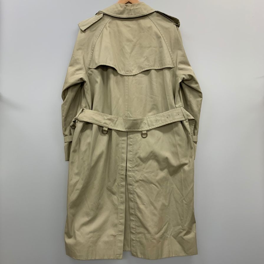 中古◆バーバリー バルカラーコート 旧タグ ヴィンテージ ベージュ メンズ サイズM Burberry 【AFA18】