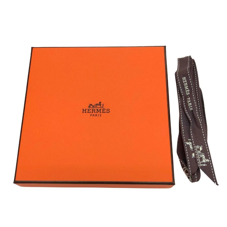 エルメス ハンカチ コットン100% ブルー系 レディース HERMES