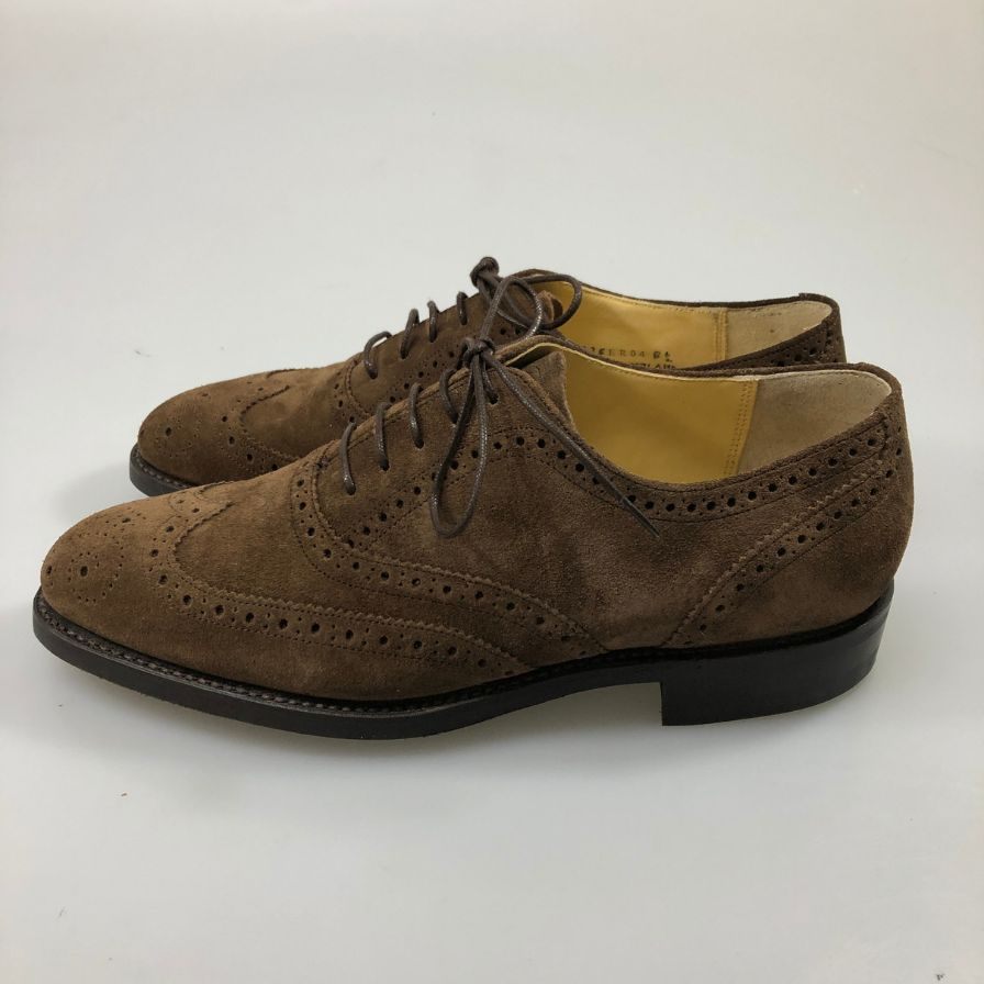 ロイドフットウェア レザーシューズ 2826ER04 ウイングチップ スエード メンズ 左右サイズ違い ブラウン系 Lloyd Footwear 約不明cm【AFD15】