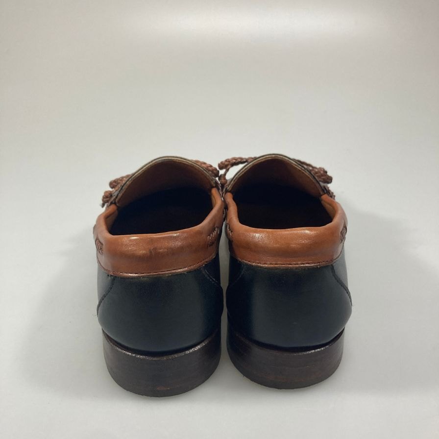 アレンエドモンズ ローファー キルト  ブラックブラウンコンビ サイズUS7D Allen Edmonds 約25.0cm【AFC15】