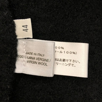 美品◆ボッテガヴェネタ ベスト フリンジ ウール 刺繍 ブラック レディース サイズ44 BOTTEGA VENETA 【AFB28】