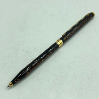 デュポン ボールペン ツイスト式 LAQUE DE CHINE マーブル柄 ブラウン系 ゴールド S.T.Dupont【AFI12】