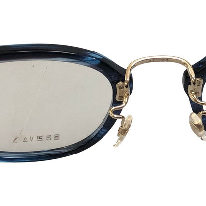 アイヴァン トレーダー ポーカーフェイス35周年 別注モデル メガネフレーム ブラック×ブルー サングラス EYEVAN Trader【AFI16】