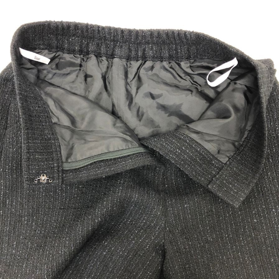 ルネ ツイードショートパンツ レディース ブラック サイズ38 日本製 6245020 Rene 【AFB32】