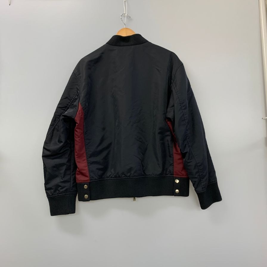美品◆ヒューゴボス ボンバージャケット ブラック ナイロン メンズ サイズIT50 HUGO BOSS 【AFB19】