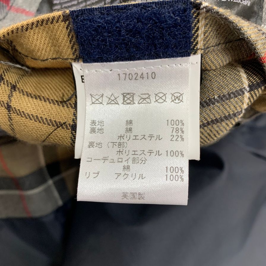 バブアー ビデイル SL ワックスドコットン オイルドジャケット サイズ38 MWX0580 ネイビー  BARBOUR BEDALE SL【LA】