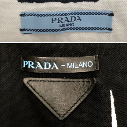 プラダ スカート カーフトライアングルロゴ レディース ブラック 36S PRADA【AFB20】