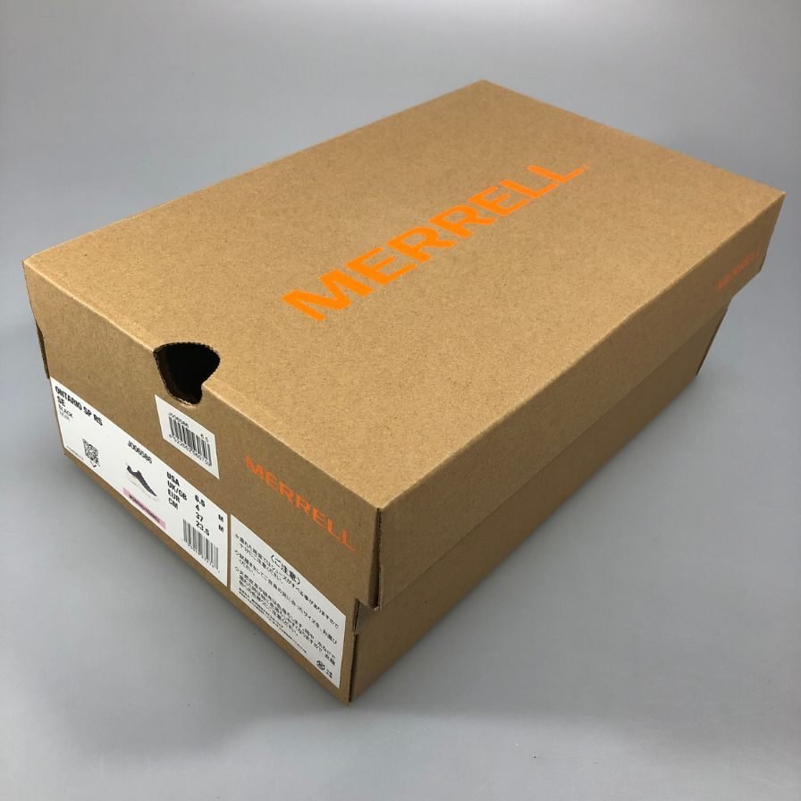 メレル トレッキングシューズ ビブラムソール オンタリオ スポーツ ブラック×ホワイト サイズ23.5cm  MERRELL 約23.5cm【AFD4】