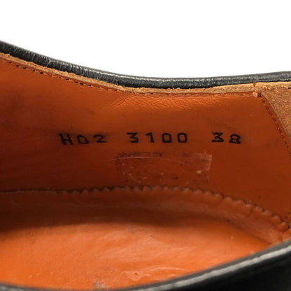 ロブス レザーシューズ ストレートチップ   カーフ  ブラック メンズ サイズ38 LOBBS 約23.0cm【AFC43】