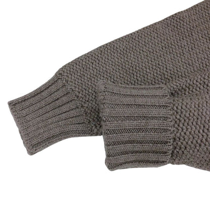 美品◆ザノーネ ニット カーディガン  毛100％ メンズ ブラウン系 サイズ44 ZANONE 【AFB38】