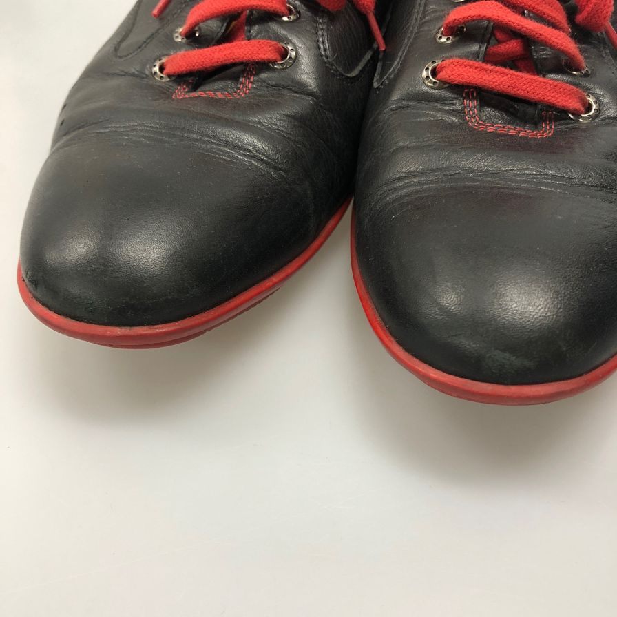 ジョンロブ レヴァー ローカット スニーカー  0315 メンズ サイズ9 ブラック JOHN LOBB 約27.5cm【AFC35】