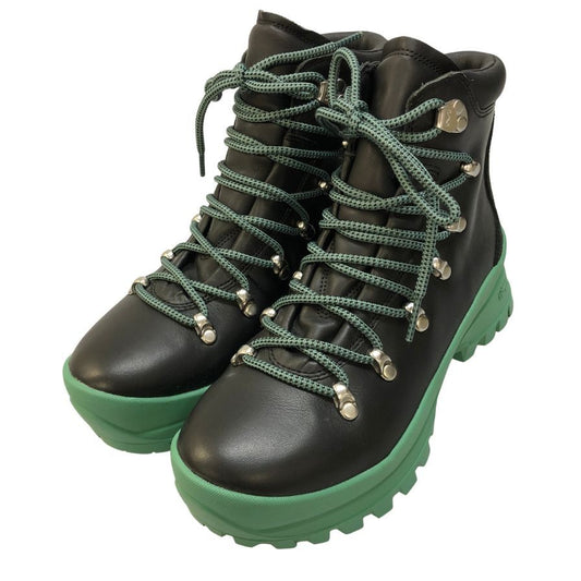 メレル ブーツ トレッキングブーツ Bristol MID レディース サイズ24.5 ブラック グリーン系 MERRELL 約24.5cm【AFD6】