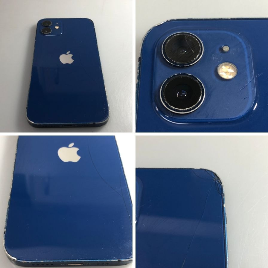 アップル アイフォン12 128GB ブルー SIMフリー Apple iPhone12【AFI16】【中古】
