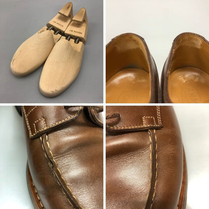 ジェイエムウエストン レザーシューズ Uチップ 641 ゴルフ カーフ タン ブラウン サイズUK5.5C J.M.Weston 約24.5cm【AFC3】