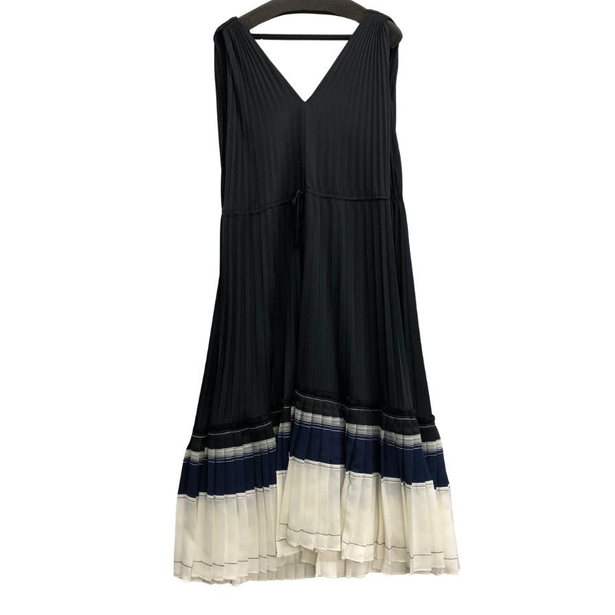 美品◆スリーワン フィリップリム ドレス ワンピース プリーツ加工 レディース ブラック系 サイズXS 3.1 Phillip Lim 【AFB19】