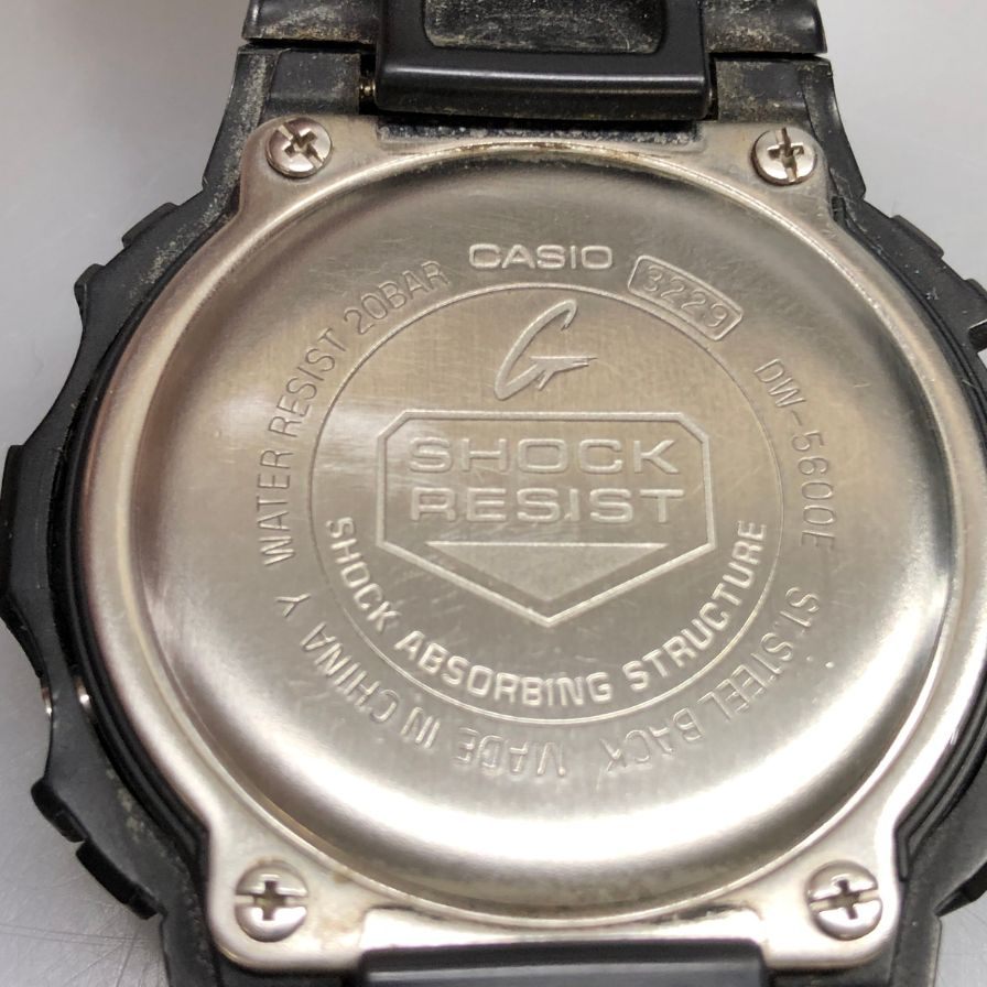 カシオ ジーショック クオーツ デジタル DW-5600E 3229 ブラック CASIO G-SHOCK【AFI10】