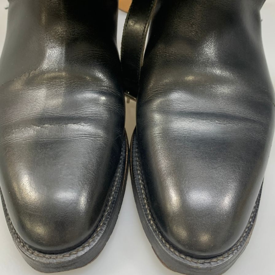 シュニーダーライディング ジョッパーブーツ  メンズ サイズ 8 ハーフ ブラック SCHNIEDER RIDING BOOTS 約26.5cm【AFF13】