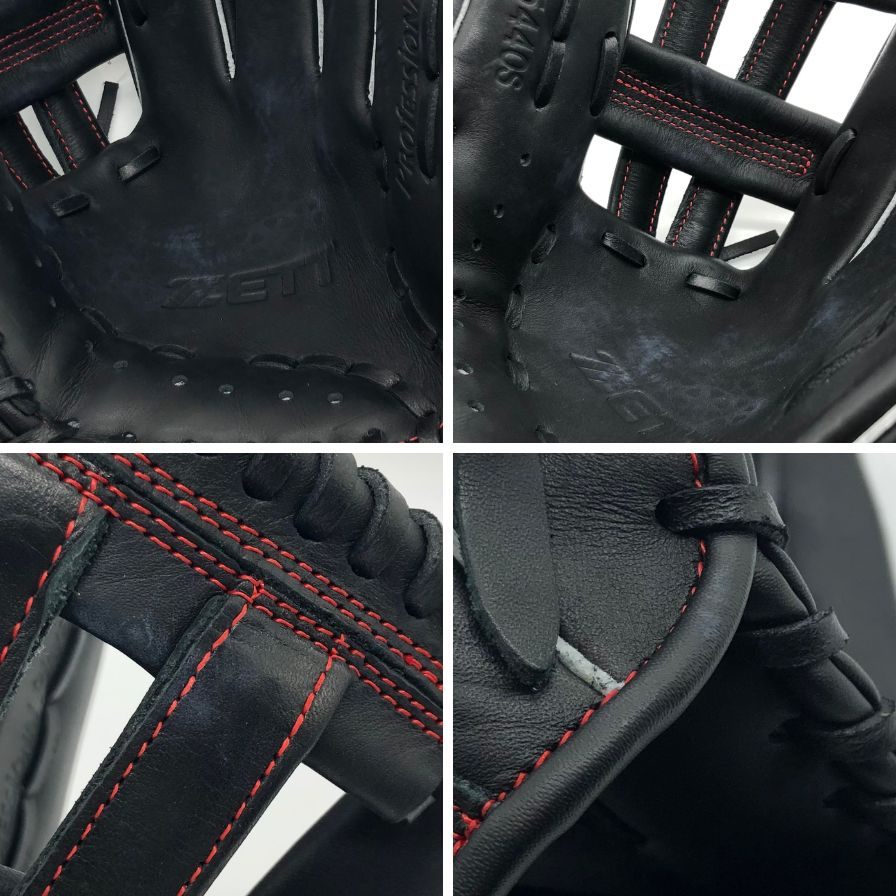 ゼット グローブ 野球 右投げ 軟式 オールラウンド BRGB35440 ブラック ZETT【AFI22】【中古】