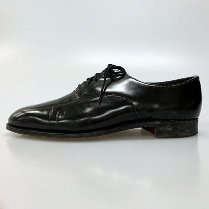 ブルックスブラザーズ  レザーシューズ 911 エナメル 905  プレーントゥ 内羽根 メンズ サイズ41D  ブラック BROOKS BROTHERS 約26.0cm【AFC34】