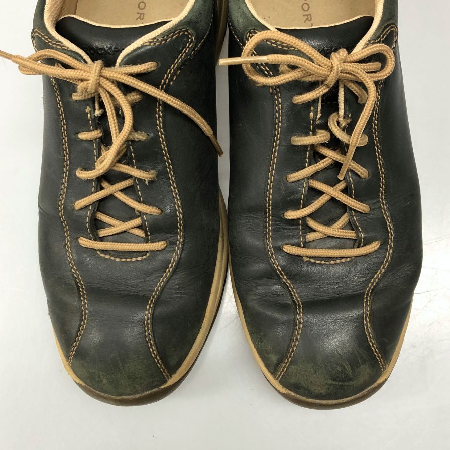 ロックポート レザースニーカー ブラックサイズUS8.5 メンズ ROCKPORT 約26.5cm【AFC40】