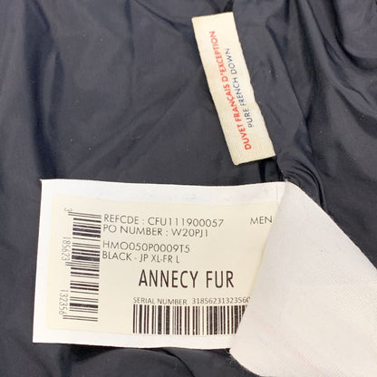 極美品◆ピレネックス アヌシー ダウンジャケット ブラック サイズXL Pyrenex ANNECY 【AFA11】