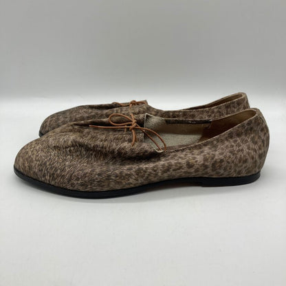 ジャック ソロヴィエール レースアップシューズ レイモンド想定 毛皮プリント  サイズ42 メンズ JACQUES SOLOVIERE 約27.0cm【YB1】